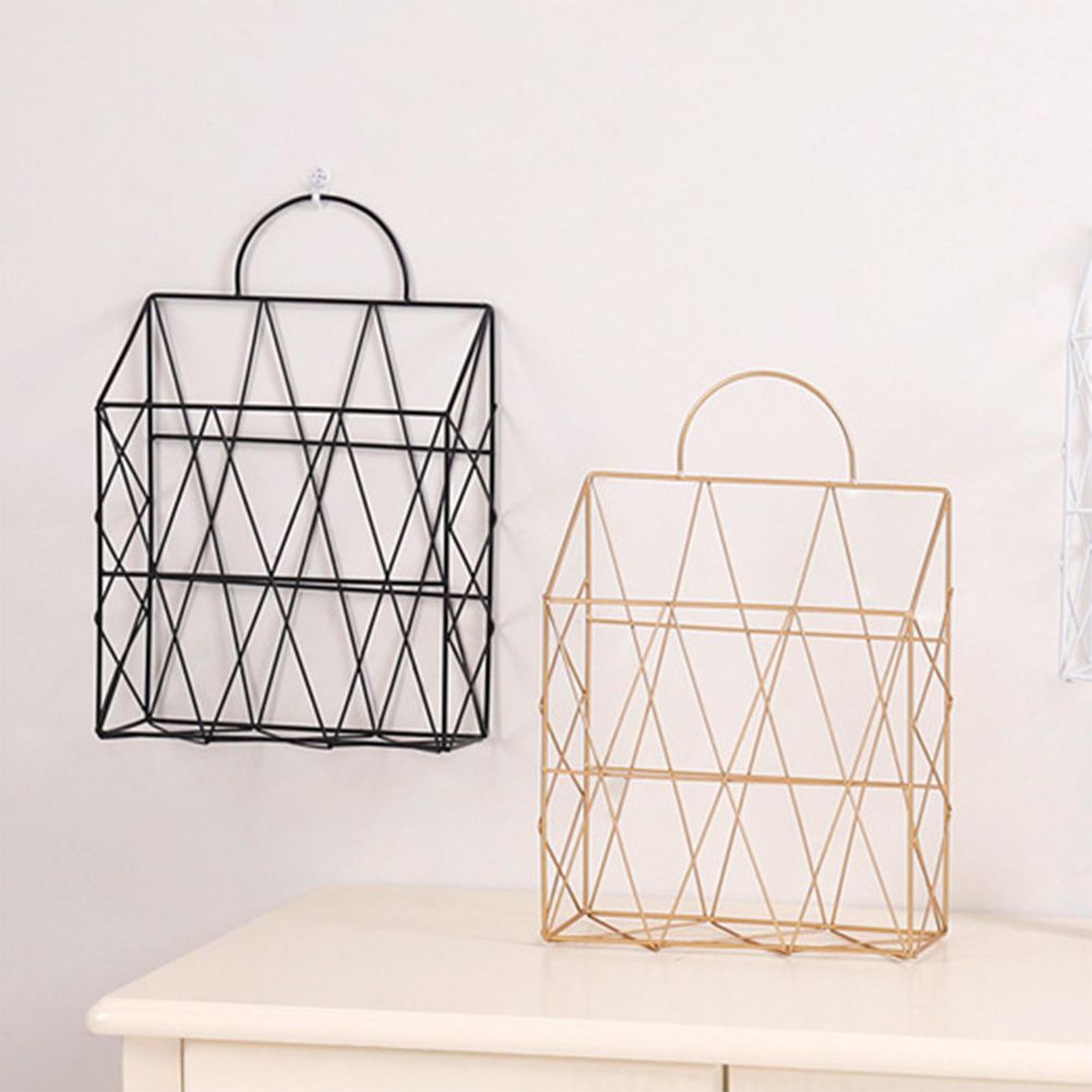 Wall Mounted Desk Fold - 벽걸이형 우편함 신문꽂이 정리대 금속 잡지