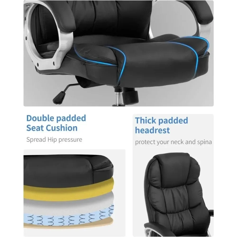 의자 컴퓨터 하이백 조절 가능한 인체 공학적 책상 의자 - Office X Furniture 리뷰 및 가격