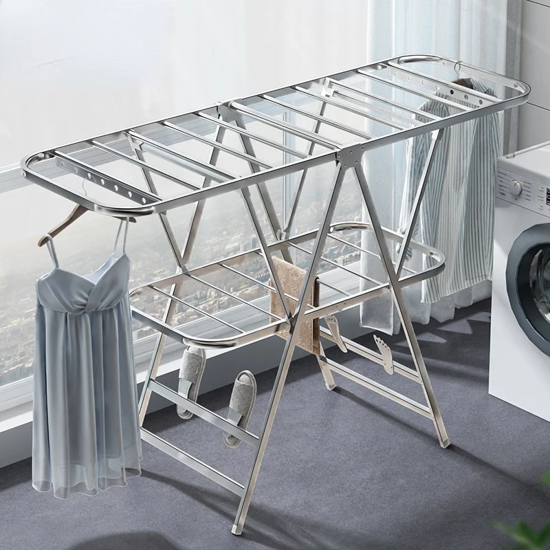 접이식 옷걸이 발코니 옷 건조대 가정용 이불 걸이 공간 - Coat Rack Standing 리뷰 및 가격