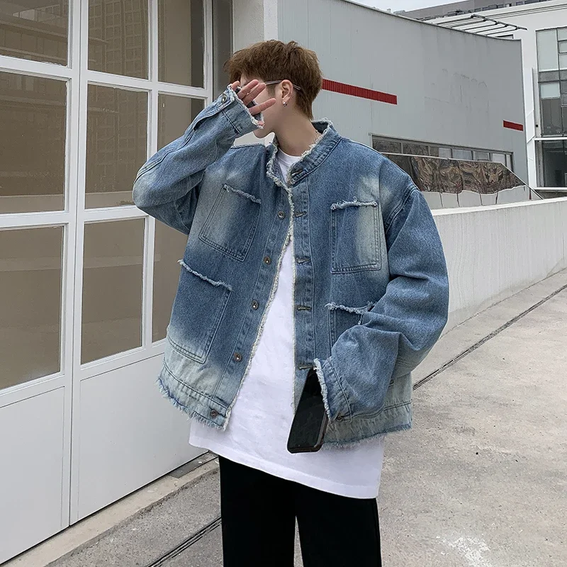 미국 레트로 힙합 로우 엣지 데님 재킷 남성 2026  - Coat Rack Standing 리뷰 및 가격
