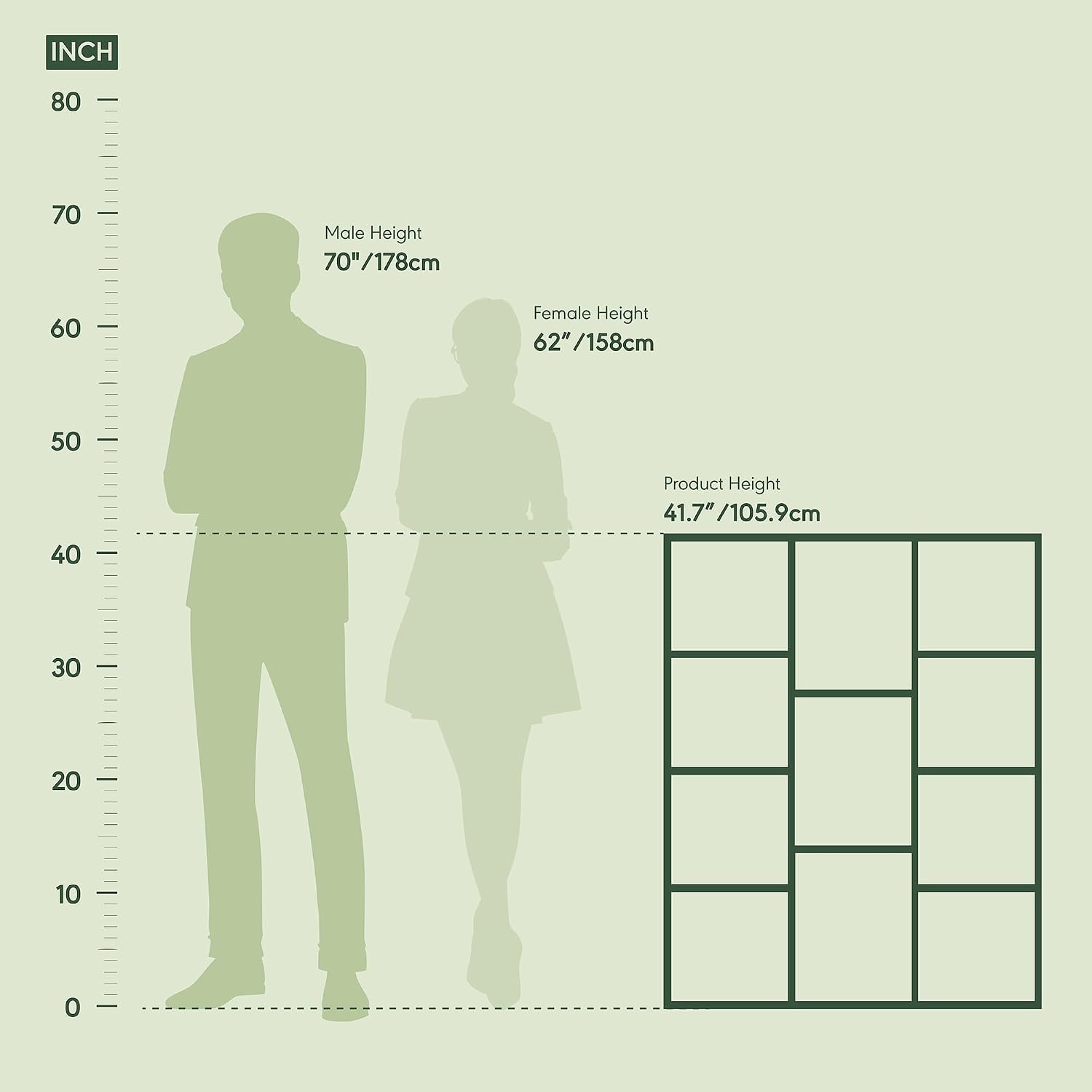 책장, 11칸 책장, 양면 사용 가능한 책장, 9.4  - Office X Furniture 리뷰 및 가격