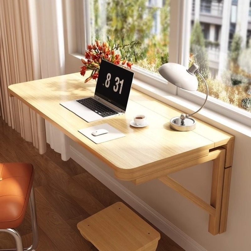 벽걸이형 접이식 테이블 직사각형 단단한 나무 사이드 테 - Wall Mounted Desk Fold 리뷰 및 가격