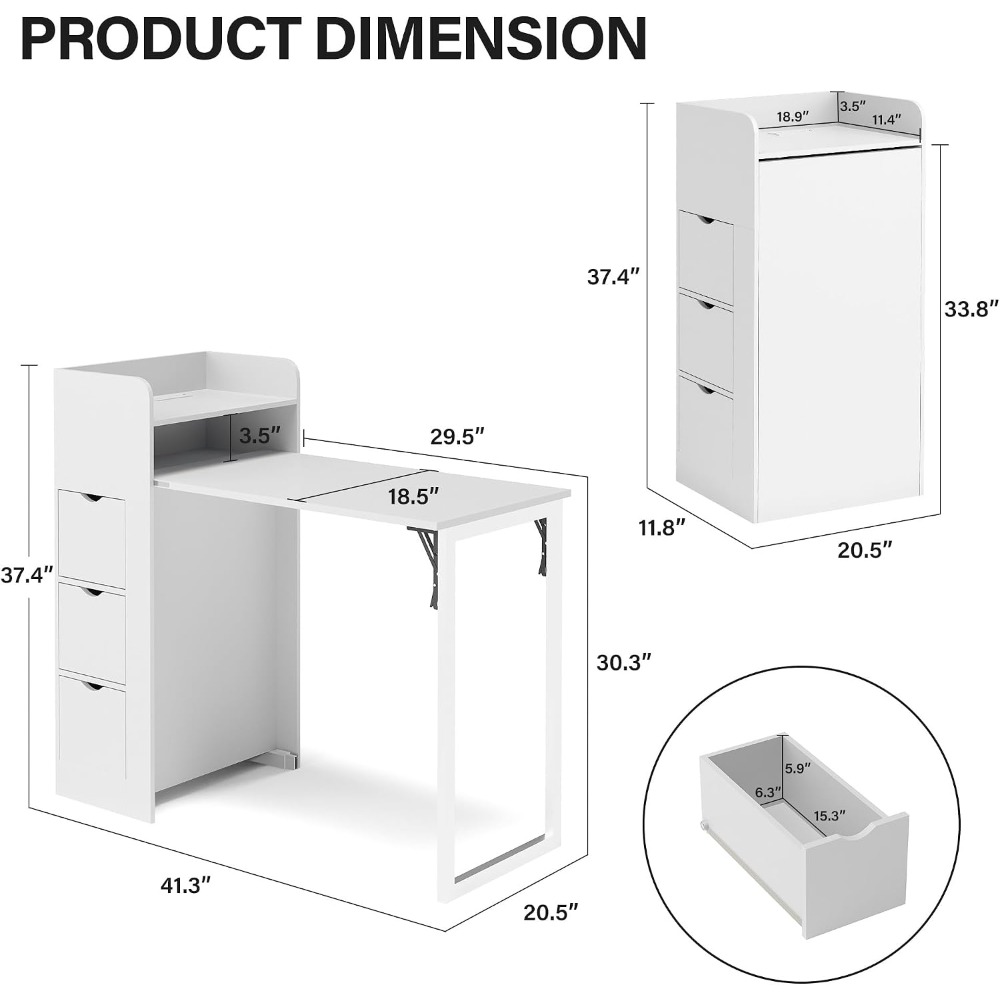 벽걸이 접이식 책상, 공간 절약형 숨김식 책상(수납공간 - Wall Mounted Desk Fold 리뷰 및 가격