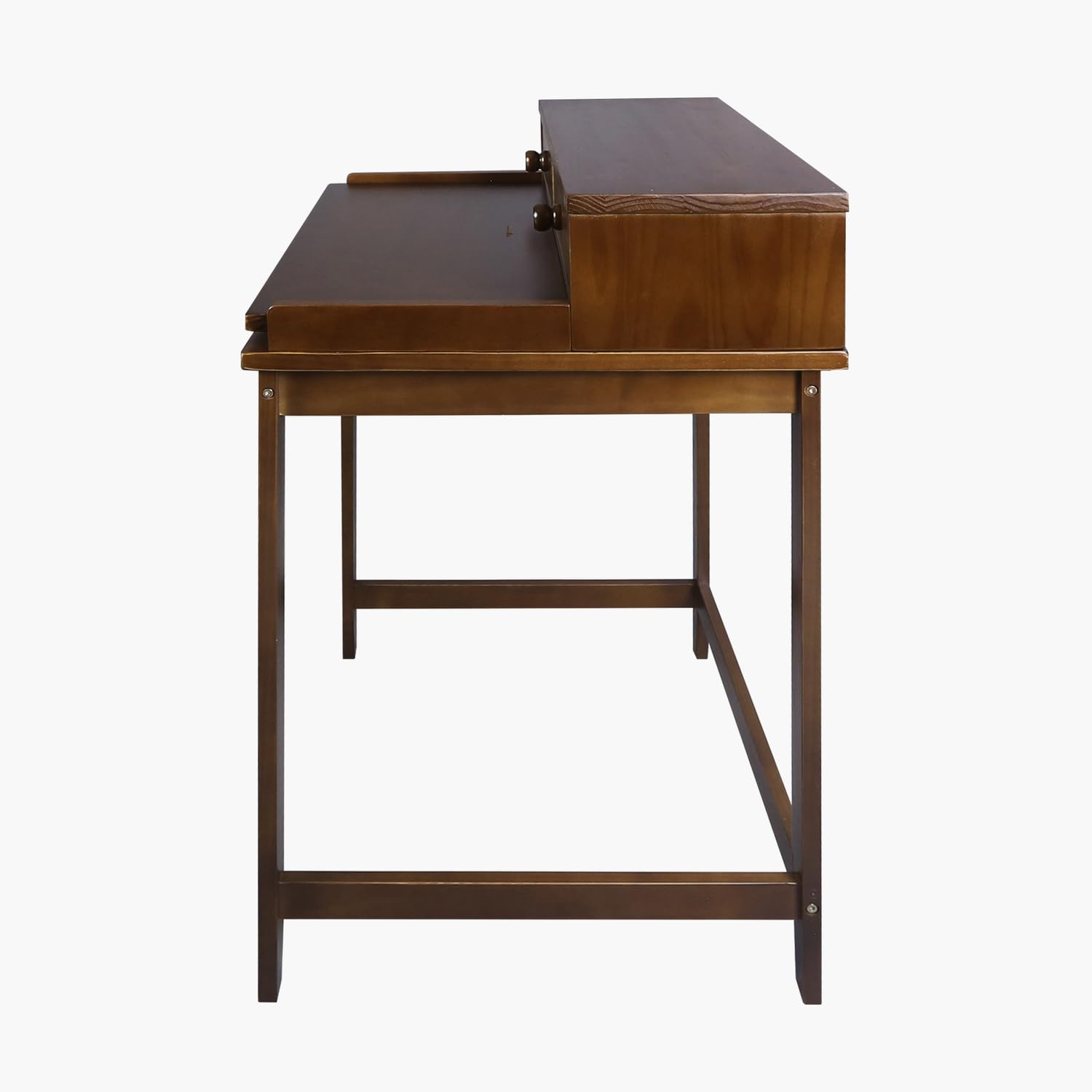 중세풍 사무용 컴퓨터 책상, 상단 선반 및 슬라이드 트 - Office X Furniture 리뷰 및 가격