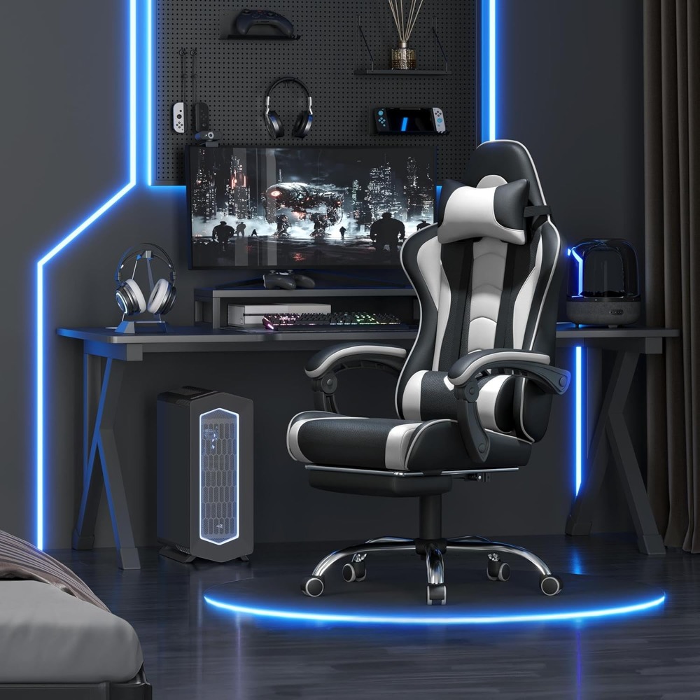 맞춤형 인체공학적 게이밍 의자, 회전식 시트 및 헤드레 - Office X Furniture 리뷰 및 가격