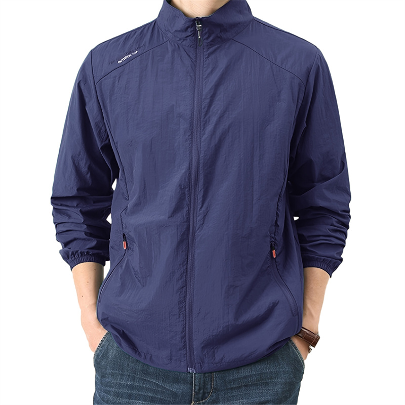 남성용 경량 스킨 코트 여름 스탠드 칼라 캐주얼 부드러 - Coat Rack Standing 리뷰 및 가격