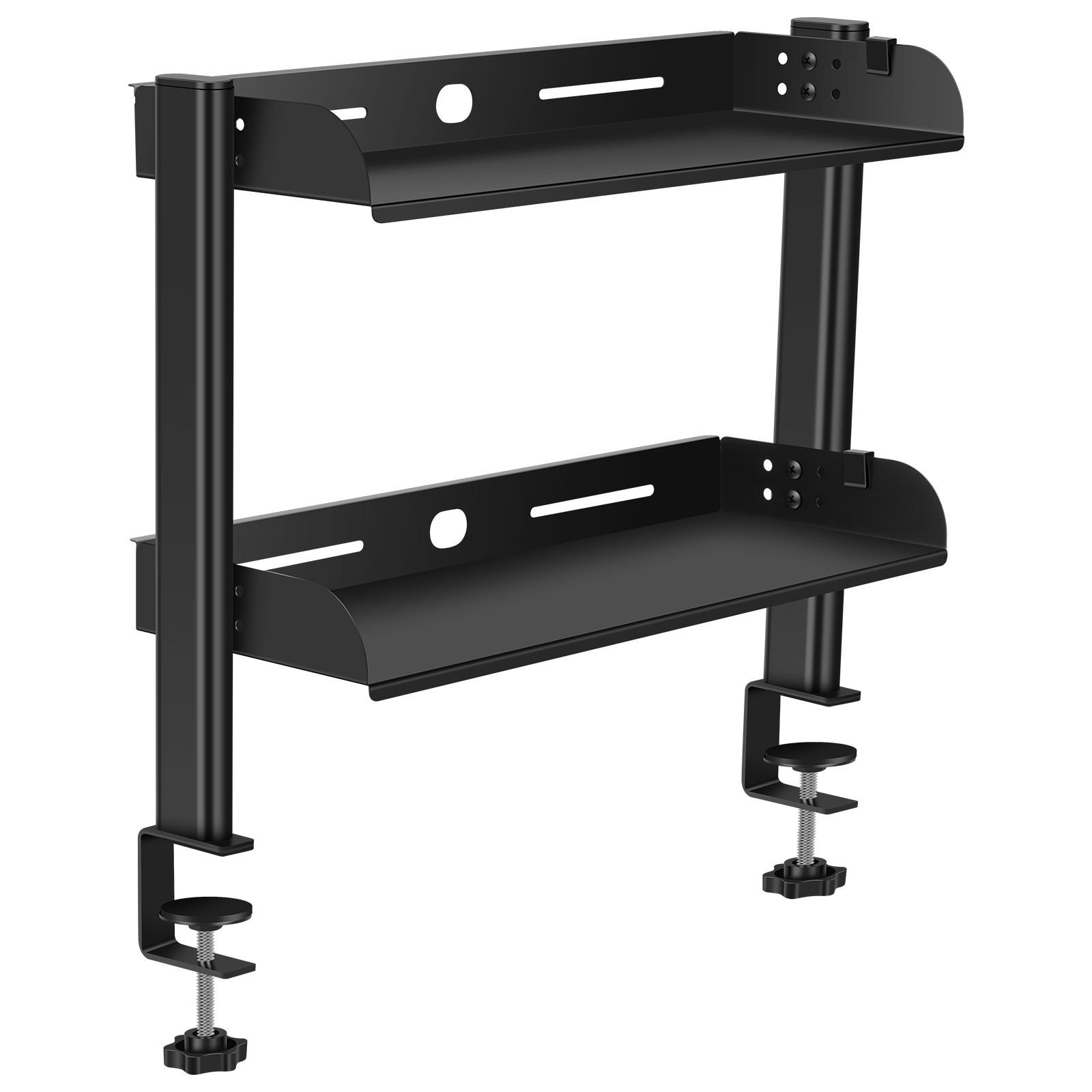 2 계층 클램프 온 데스크 선반 드릴 없음 데스크 오거 - Wall Mounted Desk Fold 리뷰 및 가격